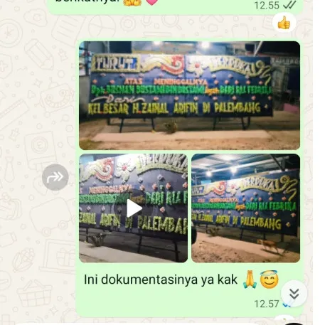 Pengiriman Papan Bunga Duka Tegal Parang