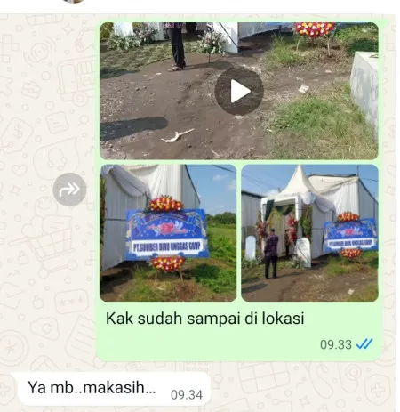 Pengiriman Karangan Bunga Tegal Parang
