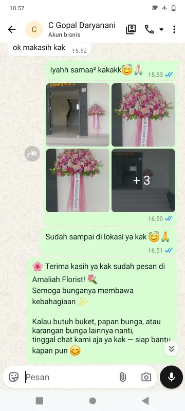 Pengiriman Karangan Bunga Tegal Parang