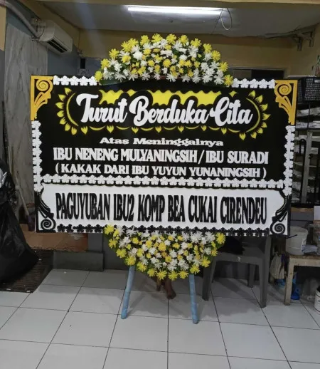 Papan Bunga Duka Tegal Parang